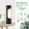 LEDIARY Kosher Lamp for Shabbos, Black Table Lamps and Nightlight