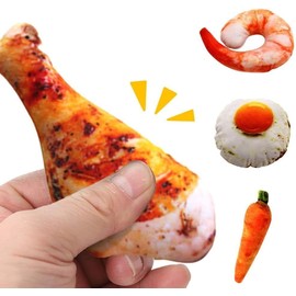 Baolaili Chicken Leg, Plush Dog Toys - Squeaky, Soft Chew Toys for Small, Medium, Large Dogs; Perfect for Boredom Relieving and Cute Gifts