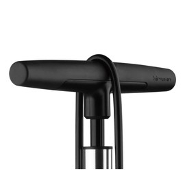 BIRZMAN Unisex Adult The Helix II Adult Cycle Foot Pump, Silver, One Size Cycling, Colour