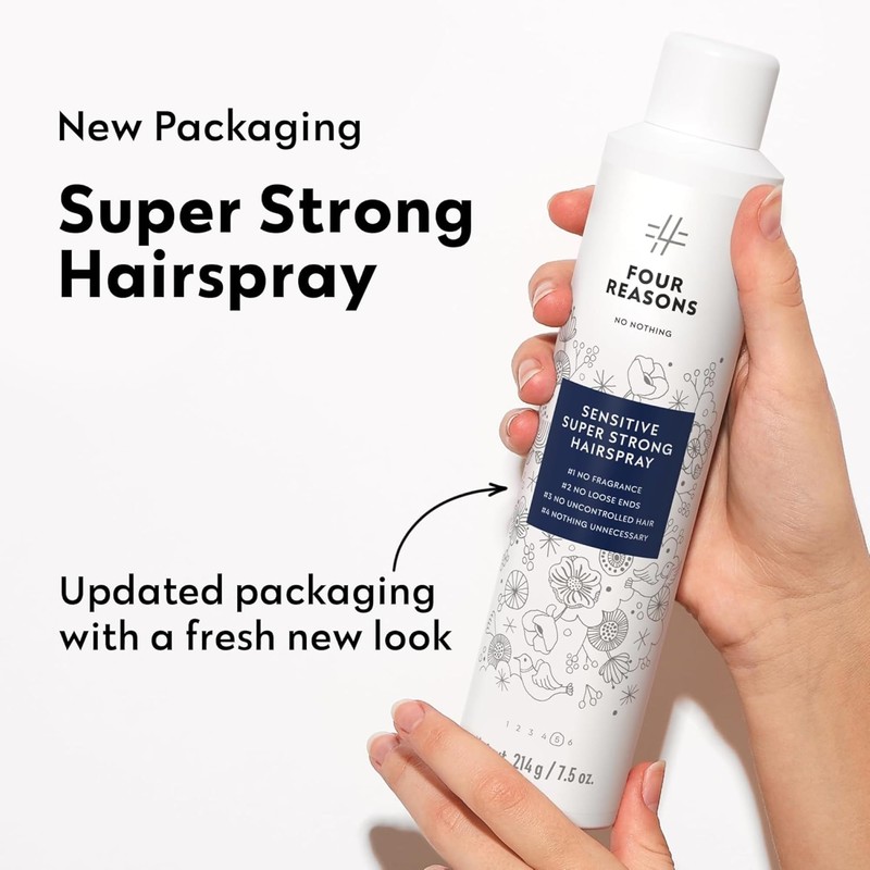 No Nothing Sensitive Extra Hold Hairspray, Unscented Finishing Spray for