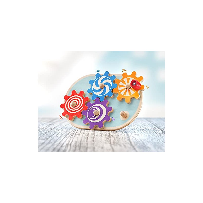Selecta 62084 Lollivella Wooden Gear Toy 17.5 cm Multi-Coloured