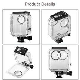 Waterproof Case for GoPro Max Action Camera Underwater Diving Case 30M with Mount Accessories