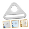 Abaodam 15pcs Stainless Steel Outdoor Expansion Buckles Canopy Triangle Buckles