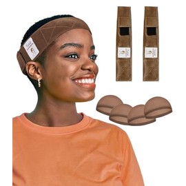 Diadema de agarre para peluca, antideslizante, agarre para peluca, para mantener las pelucas en su lugar, protector de bordes para peluca, ajustable, 