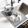 edge Roll Up Dish Drainer, Over The Sink Multi-Purpose Foldable