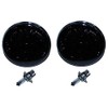Octane Lighting 5-3/4" Halogen Smoke Gray Black Smoked Glass Headlight