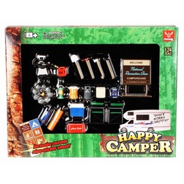 Happy Camper - Phoenix Garage Diorama Accessory Set 18430 - 1/24 Scale diecast car Diorama Accessory