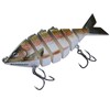 BASSDASH Bone Swimbait Multi Jointed Hard Fishing Lure for Bass