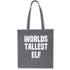Worlds Tallest Elf Christmas Tote Shopping Gym Beach Bag 42cm