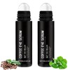 2PCS Caffeine Eye Serum for Men, Eye Roller for Dark