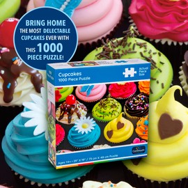 Continuum Games Cupcakes 1000 Piece Jigsaw Puzzle