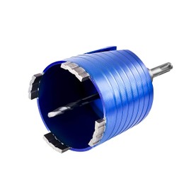 S&R Diamond Core Drill Bit Set – 68mm | 10mm Segment Height | SDS-Plus Adapter & Center Drill 8x120mm | For Concrete, Brick & Masonry