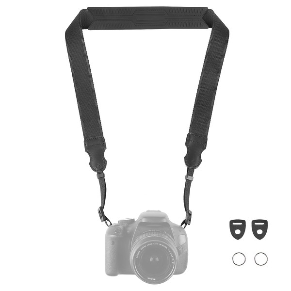 FIEIL Neck Strap Silicone Camera Straps - Padded Camera Strap,