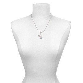 Delight Jewelry Silvertone Gingerbread Man with Red Scarf - Silver-tone Clip on Charm with Mini Year 2025