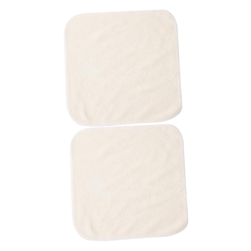 Baluue 6pcs Bamboo Fiber Face Washcloths Reusable Gentle Towels for