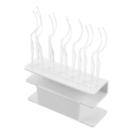 Ipetboom Eyelash Display Rack with Transparent Wearing Aid for Strip Application Eyelash Grafting Tool Stand for Beauty Salons and Personal Use