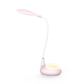 JINKINEY LED Desk Lamp, 2 in 1 Dimmable Reading Lamp, Touch Desk Lamps for Home Office Dorm with 3 Color Modes, USB Rechargeable Night Lights for Kids, Gifts for Boys Girls