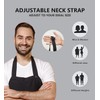 Lenenz Adjustable Bib Apron - Pack of 12 Unisex Aprons