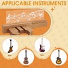 Gugxiom Light up Wooden Guitar Stand,Note Pattern Designs,Guitar Wall Mount