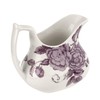 Spode KINWH1750 Kingsley White Cream Jug Milk Creamer, Floral Pattern,