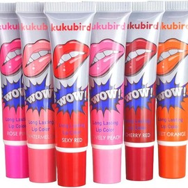 [Originally UK] kukubird 6 Colors set Tattoo Color Peel Off Mask Tint Long Lasting Waterproof