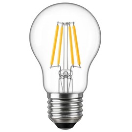 SHONELIGHTING LED Light Bulb A60, E27 Base, Clear Glass Filament, 3V Low-Voltage, 2700K Warm White for Solar Lantern, 1 Pack