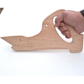 1 x Schiebestock für Tischkreissägen, Fräsen und Hobel,Bandsäge -Multiplex Buche 350x180x18mm zwei Funktionen in einem