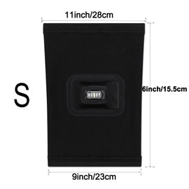 Soft Sport Arm Sleeve Heart Rate Monitor Accessory For WHOOP 4.0 and WHOOP 5.0, Comfortable Nylon Bicep Wear for WHOOP 5.0 (S)