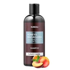 KUNDAL Natural Hair Shampoo [Fuzzy Navel Scent] Nourish dry, with Honey, Argan Oil, Macadamia Oil, Paraben & Sulfate Free, 10.14 oz(300ml)