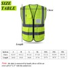 HYCOPROT Safety Vest, High Visibility Mesh Reflective Vests with Pockets