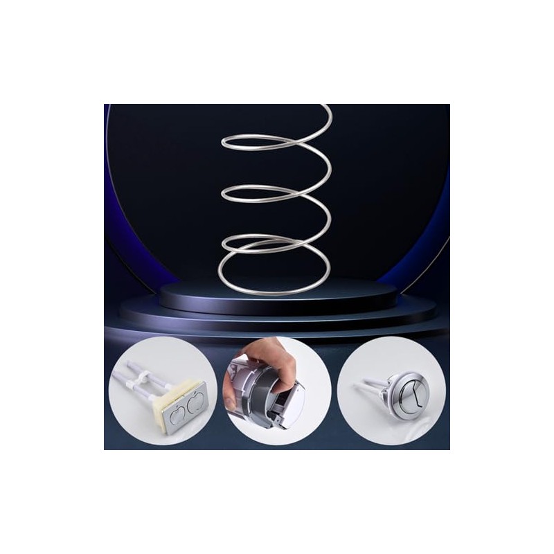 8pcs Toilet Tanks Push Spring Efficient Water Saving Flush Control
