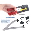 Glarks Professional IDC Crimp Tool with 48Pcs 2.54mm Pitch Dual