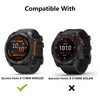 HOMTERN Cases Designed for Garmin Fenix 8 51mm AMOLED,Soft TPU