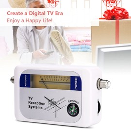 TV Signal Meter, Universal Signal Finder Backlight Portable for Remote Satellite Antennas