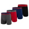 Spyder Mens Boxer Briefs 4 Pack Poly Spandex Performance Boxer
