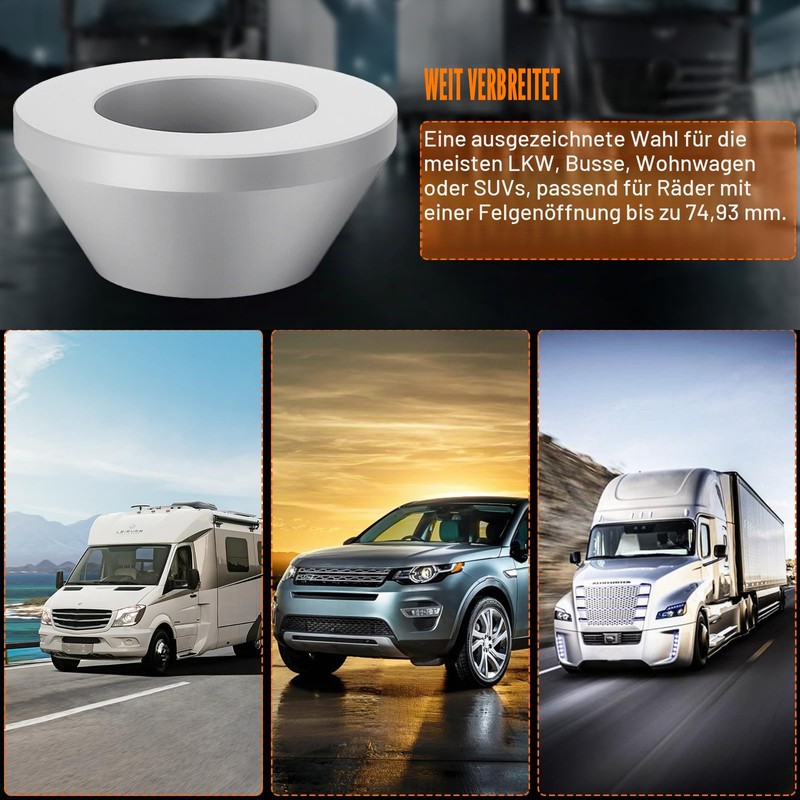 TKSE Manual Tyre Mount Centring Cone, Wheel Balancing Cone for