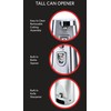 EUROSTAR EC660S Tall Can Opener, Silver