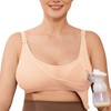 JOYNCLEON Wireless Hands-Free Pumping Bra, Adjustable with Extendable Straps and