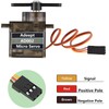 Adeept AD002 8 Pcs 90S 9G Micro Servo Motor, Metal