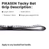 PIKASEN Baseball Bat Grip Tapes (Color Splash Gray 1 Pack)
