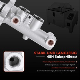 Frankberg Master Brake Cylinder Compatible with Vivaro A E7 X83 2001-2014 Vivaro J7 F7 2001-2014 Trafic II JL FL EL 2001-2022 Primastar X83 2002-2014 Replace# 77701010101010101 20826 7