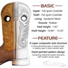 Palitutu Hand Painted Western Cowboy Boots, Full Grain Cowhide Upper