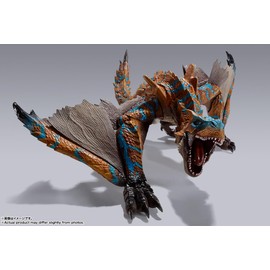 S.H. Monster Arts Monster Hunter Rise Tigarex, Approx. 11.8 inches (300 mm), PVC & ABS, Pre-painted Action Figure