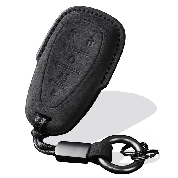 XMZAIMY - Funda para llavero de piel Chevy para llavero,