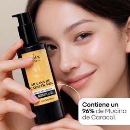 Sqin Luxiena Serum Baba de Caracol Coreano, Mucina de Caracol 96%, Repara e Hidrata la piel, Skincare Coreano, Snail Mucin, 100 ml.