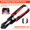 LEONTOOL Mini Bolt Cutter 8 Inch, Spring-Loaded Mini Bolt and