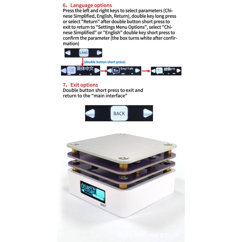 Heating Soldering Plate Welder Hot Preheating Chip Welding Station 20V