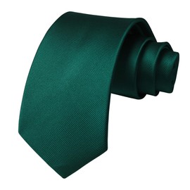 Corbatas Hombre Satin Delgada, 8 cm Corbatas de Color Sólido ideal para Eventos y Oficina, Corbata para Fiesta, Boda y Graduación, Accesorios para Traje de Caballero (Verde)