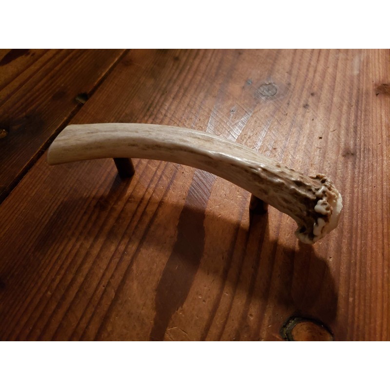 Real Deer Antler Crown and Beam Handle Drawer Pull Cabinet