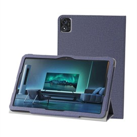 Qiawum Tablet Case for CHUWI HI10 XPro Tablet PC 10.1 Inch, Premium PU Leather Folio Folding Stand Protective Tablet Case Cover with Auto Wake/Sleep for CHUWI HI10XPro Tablet PC 10.1 Inch (Blue)